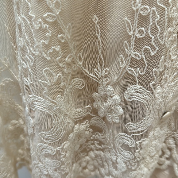 Velvet mesh blouse with camisole underneath - perfect condition. Never worn!! - Picture 4 of 4